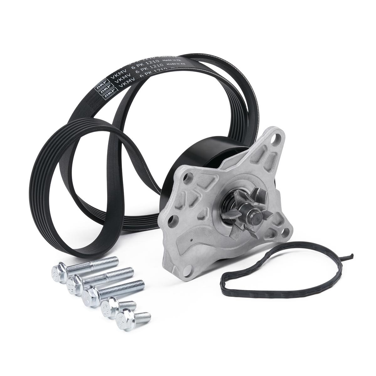 SKF Vandpumpe + kileremssæt VKMC 33817 SKF VKMC 33817 originale Ribrem NISSAN DATSUN pris
