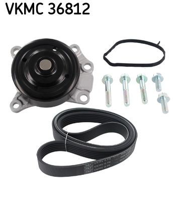 Waterpomp + Multi V-riemset SKF VKMC 36812 SKF VKMC 36812 Dynamoriem SUBARU JUSTY 2013