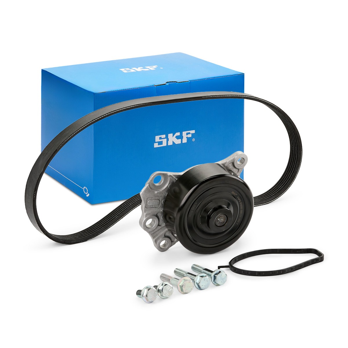 SKF Vattenpump + drivremssats VKMC 36812 SKF VKMC 36812 Flerspårsremssats Toyota Hilux VIII original