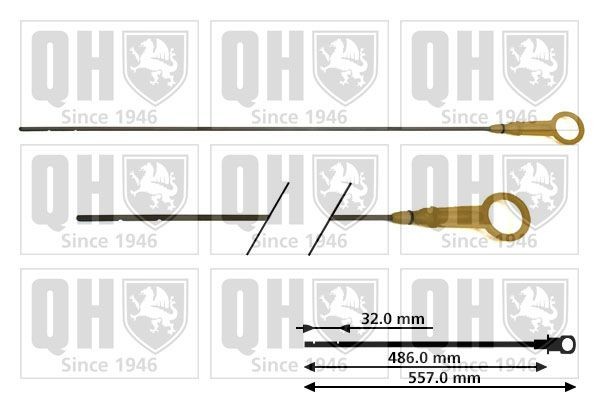 QUINTON HAZELL Oliepind QOD121 QUINTON HAZELL QOD121 Oliepind Chevy AVEO billig