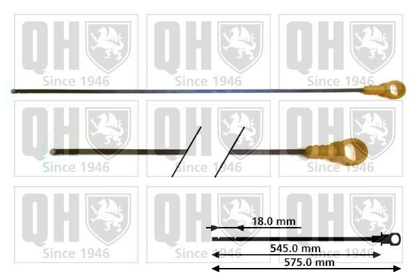 QUINTON HAZELL Ράβδος μέτρησης στάθμης λαδιού QOD125 QUINTON HAZELL QOD125 Δείκτης στάθμης λαδιού Citroen Xsara Coupe τιμες