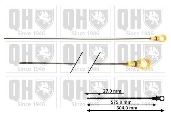 Oliepeilstok QUINTON HAZELL QOD129 QUINTON HAZELL QOD129 Oliepeilstok PEUGEOT EXPERT 2007