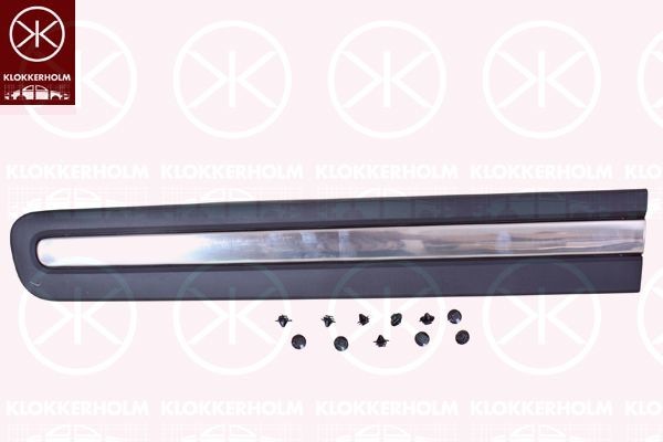 KLOKKERHOLM Baguette et bande protectrice, porte 20131412 20131412 Baguette de porte KIA SOUL KLOKKERHOLM