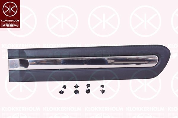 KLOKKERHOLM Διακοσμητική / προστατευτική λωρίδα, πόρτα 20131512 20131512 Φάσα πόρτας MERCEDES-BENZ SLK KLOKKERHOLM
