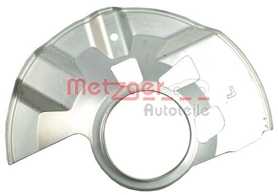METZGER Bremseskjold 6115189 pris Skvettbord Mazda GG 6115189 METZGER