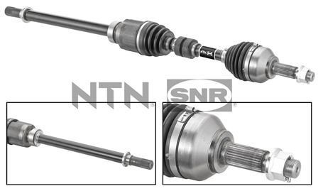 SNR Veio de transmissão DK68.013 Semi eixo SNR Nissan NOTE DK68.013