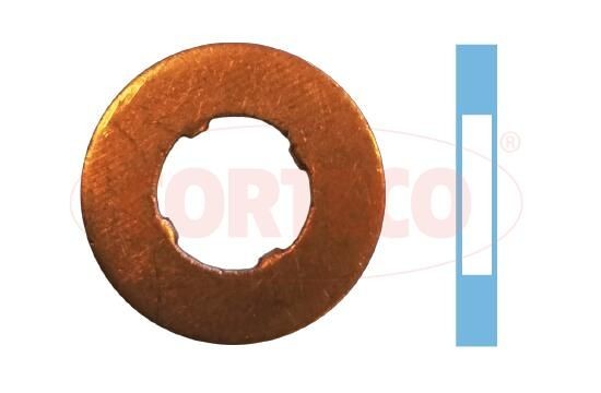 CORTECO Tetningsring, dyseholder 49430607 49430607 Tetningsring innsprøytningsdyse BMW X5 CORTECO