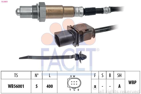 FACET Lambdasonde 10.8401 Kia RIO Regelsonde FACET 10.8401