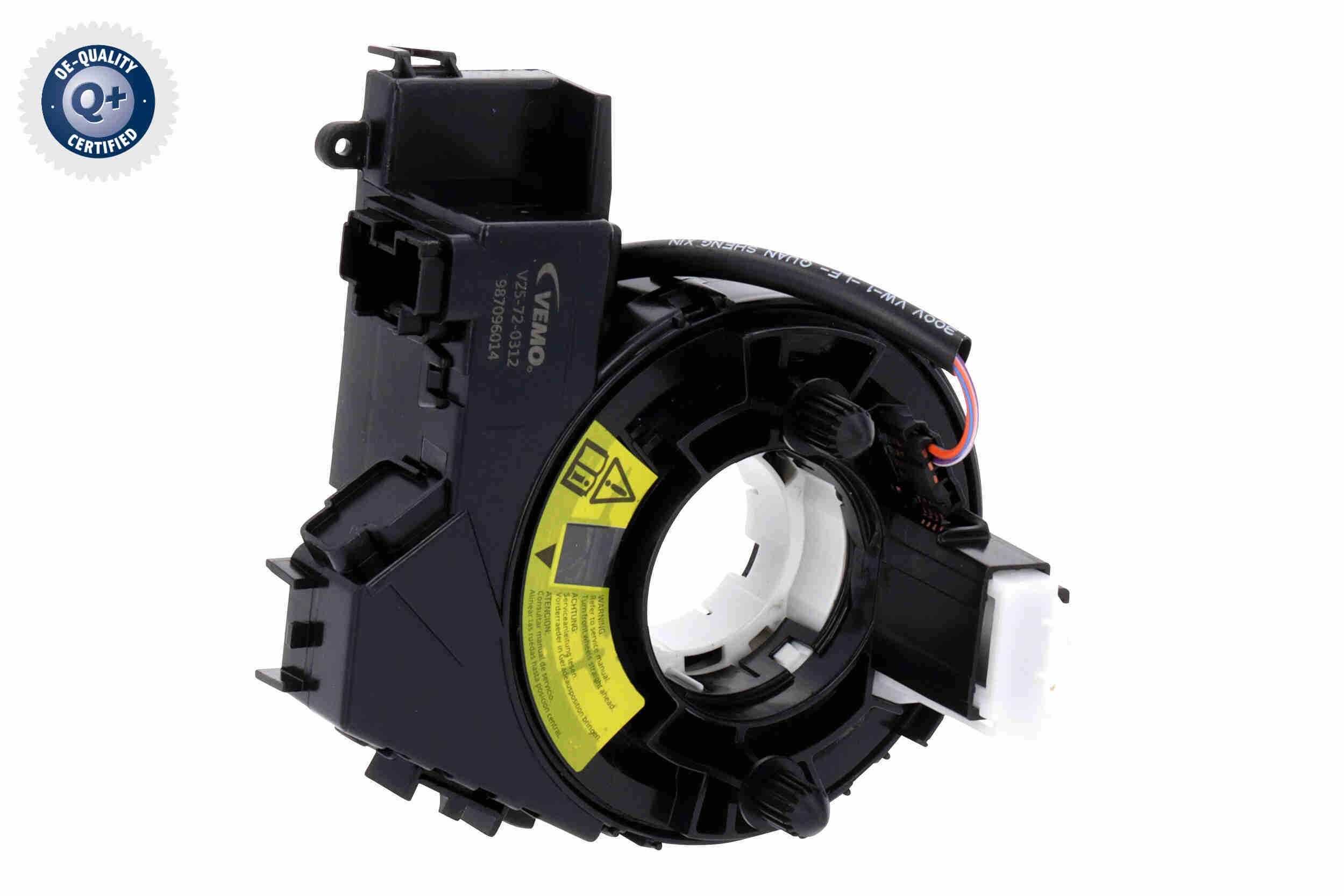 Ressort tournant, Airbag VEMO V25-72-0312 VEMO V25-72-0312 Commutateur de colonne de direction FORD KUGA 2021