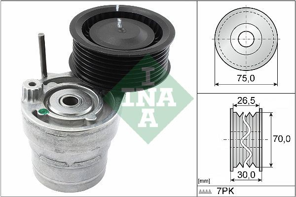 INA Braccio tenditore, Cinghia Poly-V 534 0603 10 INA 534 0603 10 Tendicinghia NISSAN Terrano III (D10) originale prezzo