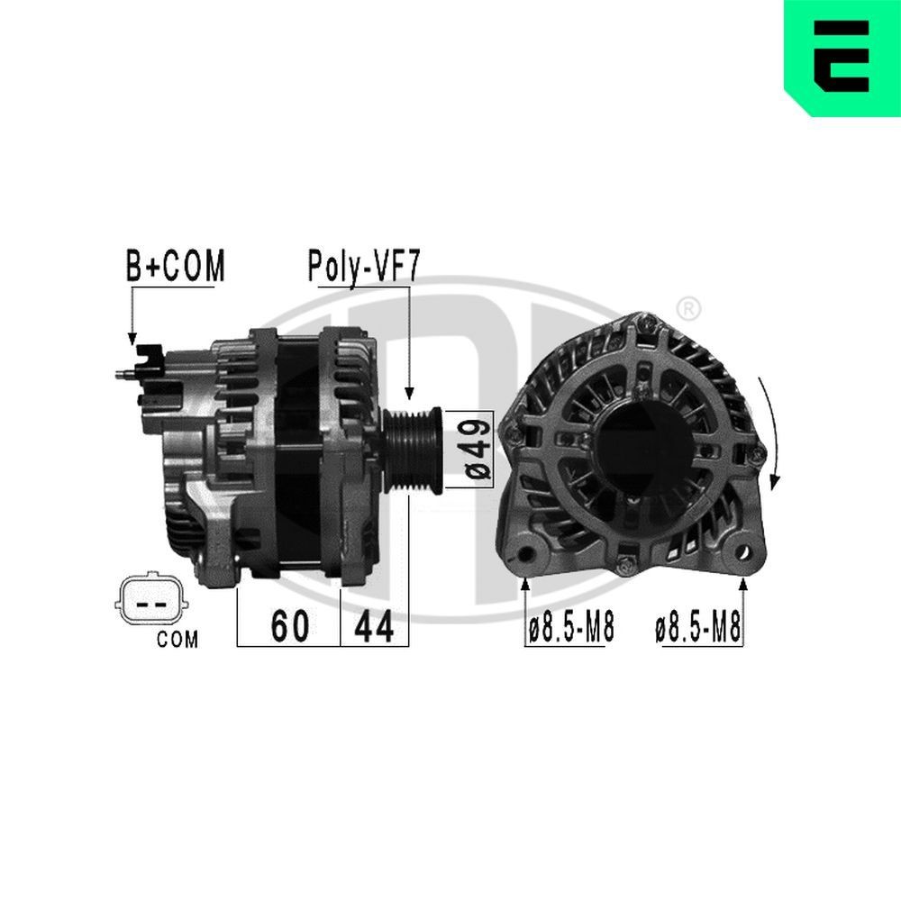 ERA Alternatore 209010A ERA 209010A Alternatore Nissan Almera B10 originale prezzo