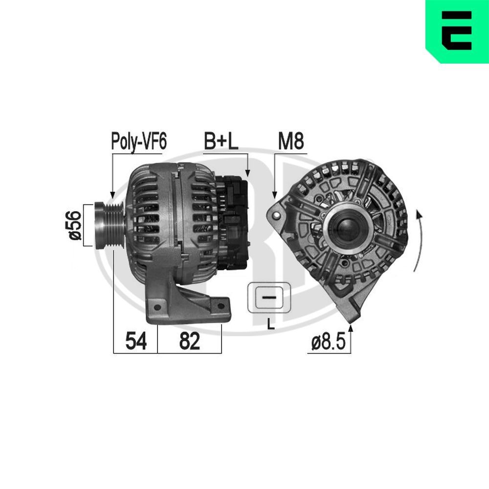ERA Generator 209055A 209055A Generator ERA VOLVO XC60