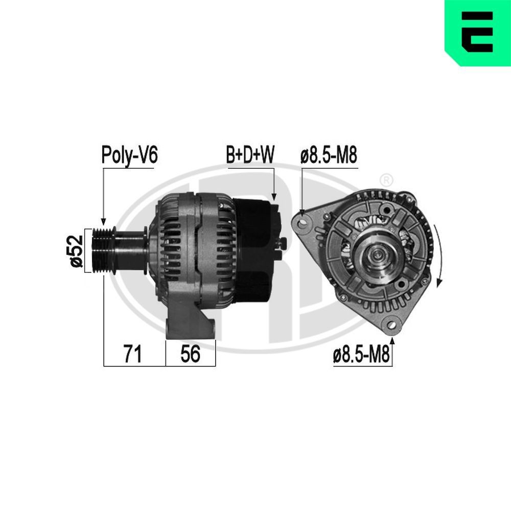 ERA Alternatore 209092A ERA 209092A Alternatore 900 II Hatchback originale prezzo