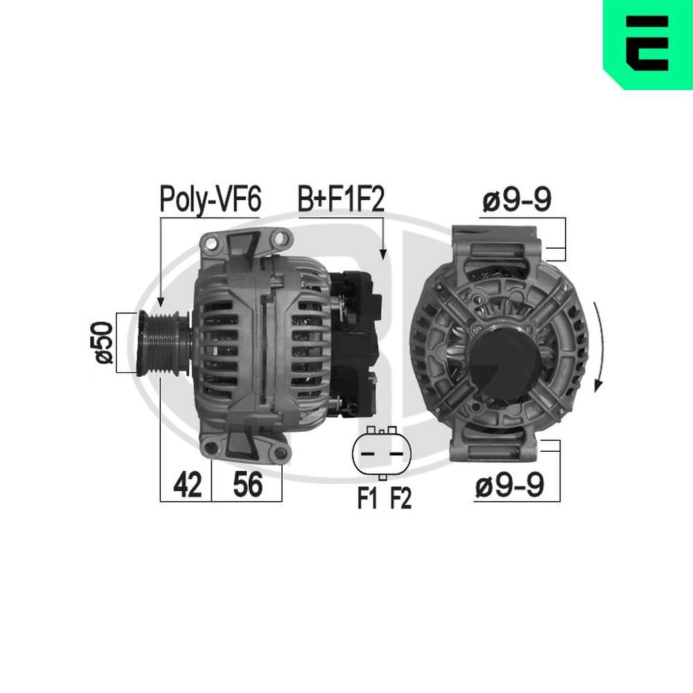 ERA Ģenerators 209101A ERA 209101A Ģenerators Jeep Grand Cherokee WJ cena