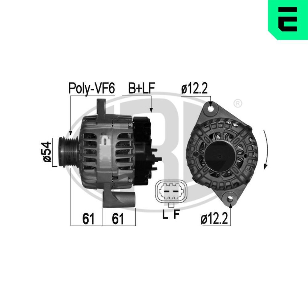 ERA Lichtmaschine 209123A 209123A ERA Lichtmaschine Impala IX Limousine Kosten