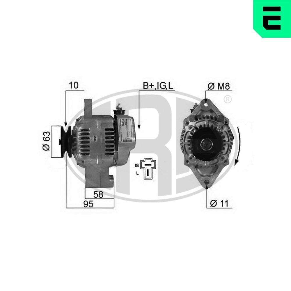 Lichtmaschine ERA 210279A ERA 210279A Startergenerator DAIHATSU HIJET 2001 Kosten