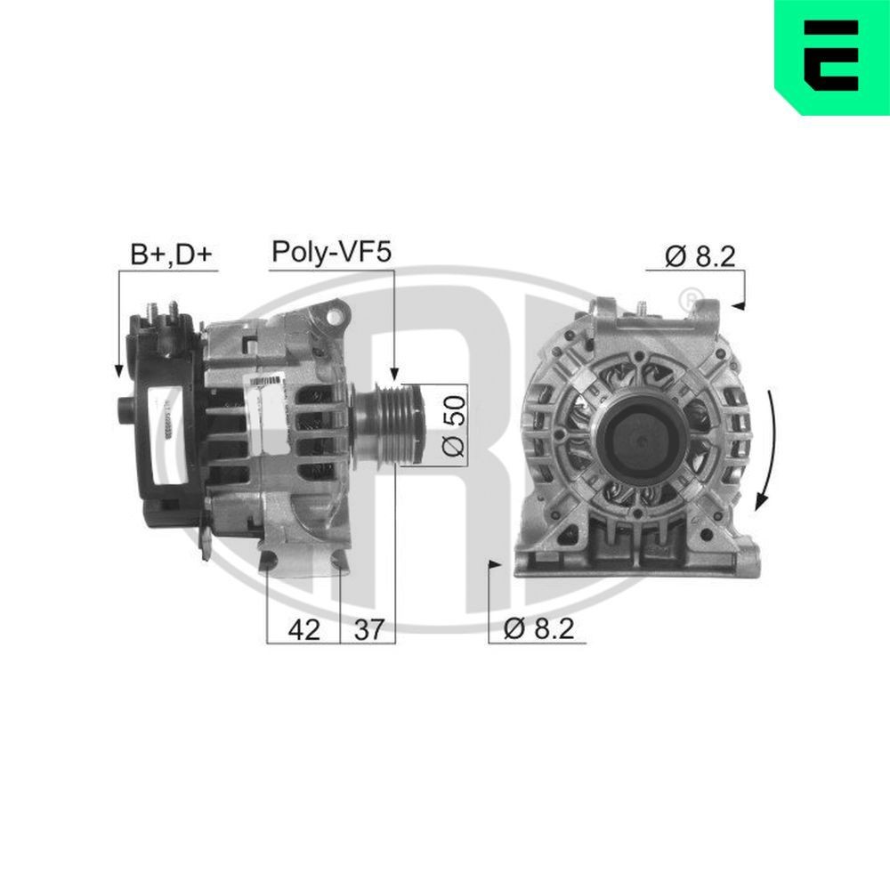 ERA Alternador 210340A ERA 210340A Alternador Mercedes W168 originais preço