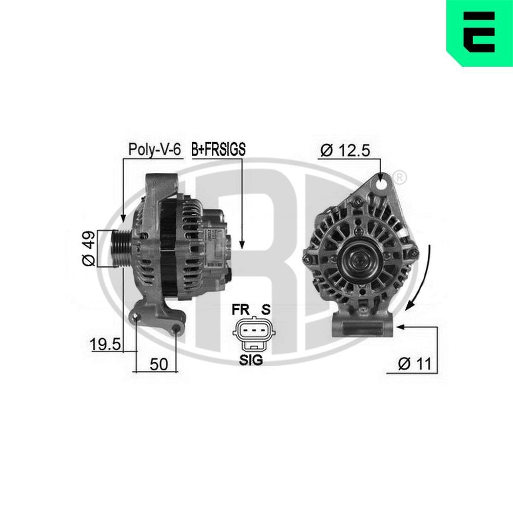 ERA Lichtmaschine 210367A Startergenerator ERA 2 210367A günstig
