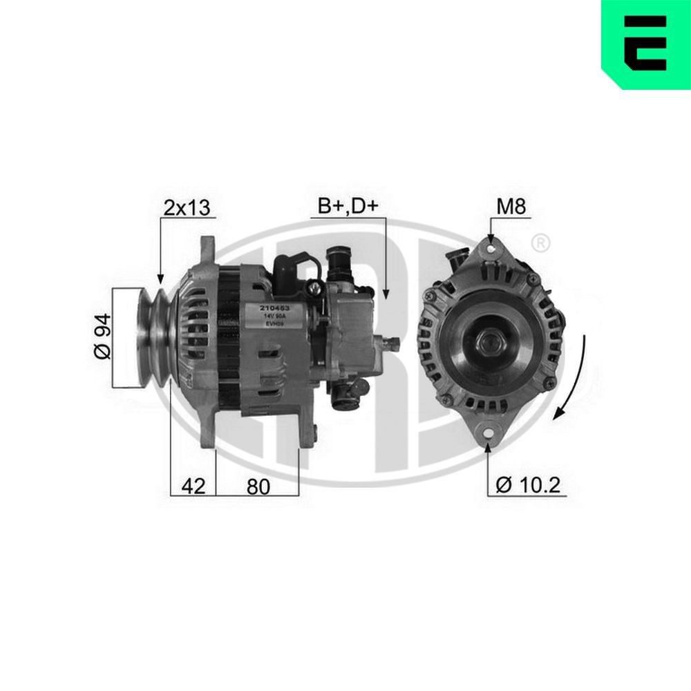 Dynamo ERA 210453A ERA 210453A Dynamo NISSAN VANETTE 2002