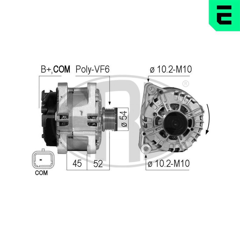 ERA Ģenerators 210717A ERA 210717A Ģenerators Toyota Proace Universālis orģinālās cena