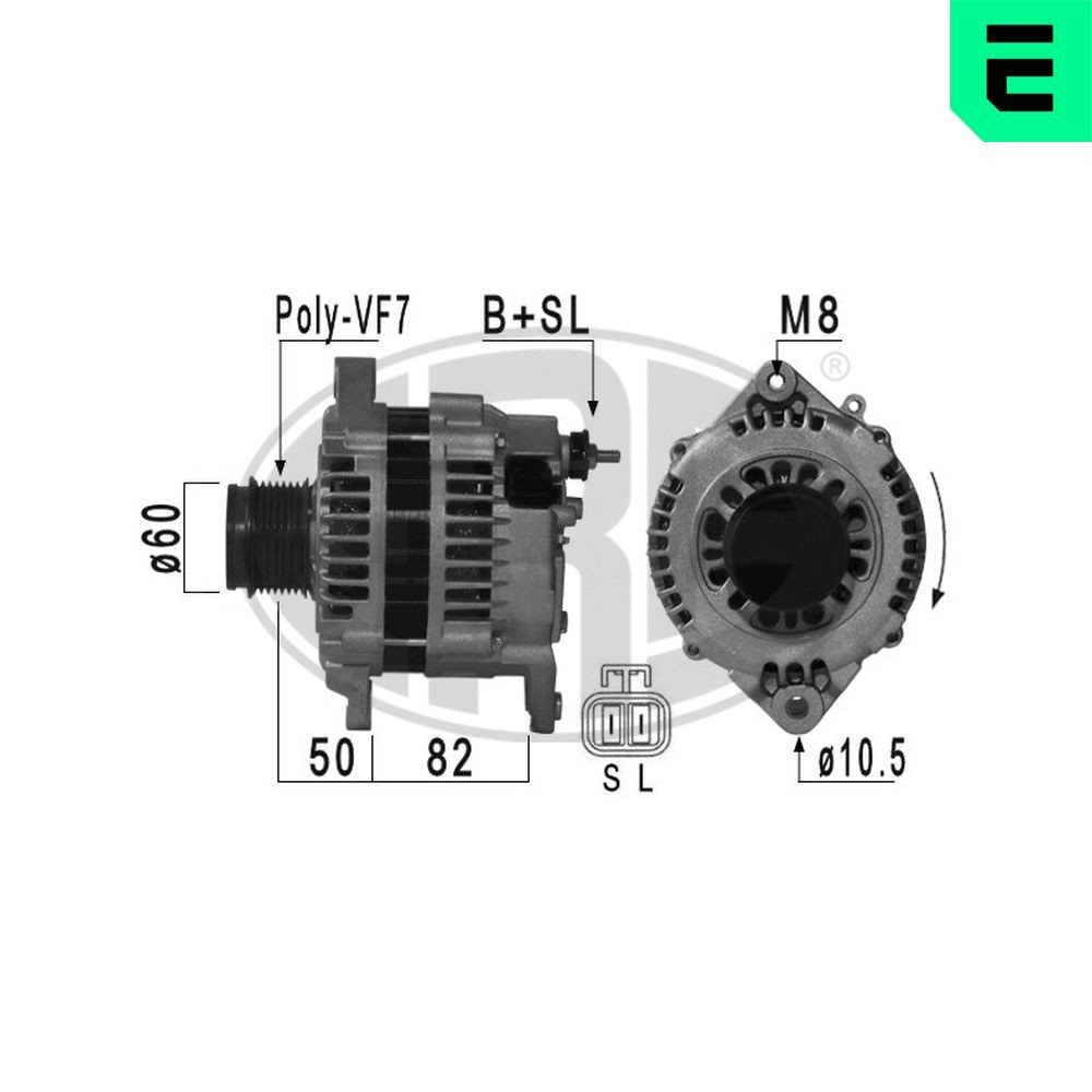 ERA Generator 210871A 210871A Generator starter RENAULT 9 ERA