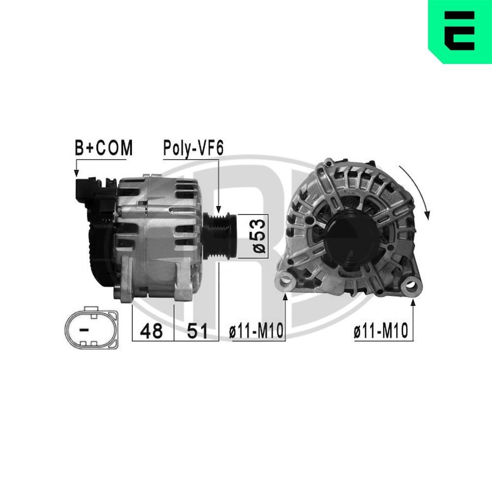 ERA Dynamo 210878A 210878A ERA Dynamo Land Rover billige