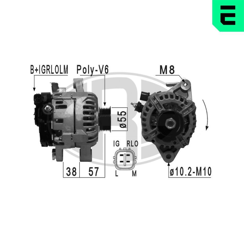ERA Alternatore 210941A 210941A costo Alternatore ERA TOYOTA PICNIC