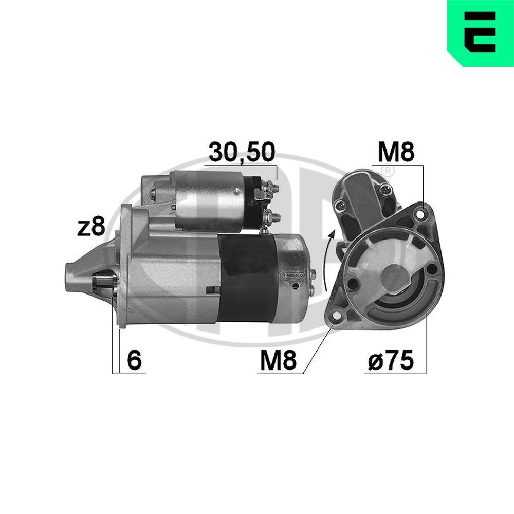 ERA Starter 220194A ERA 220194A Starter Suzuki Baleno Saloon originaal hind