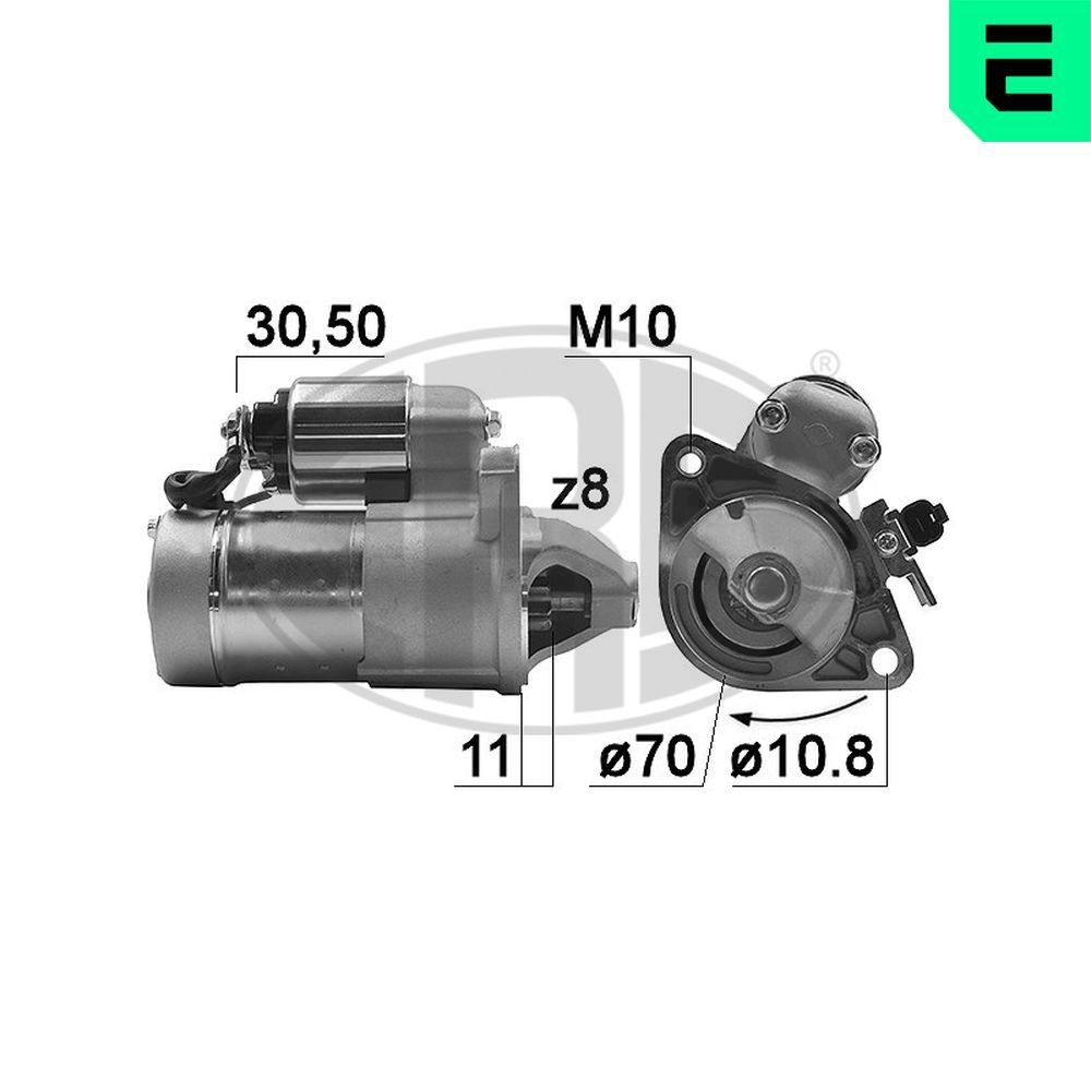 ERA Motor de arranque 220197A Motor de arranque ERA VANETTE 220197A baratos