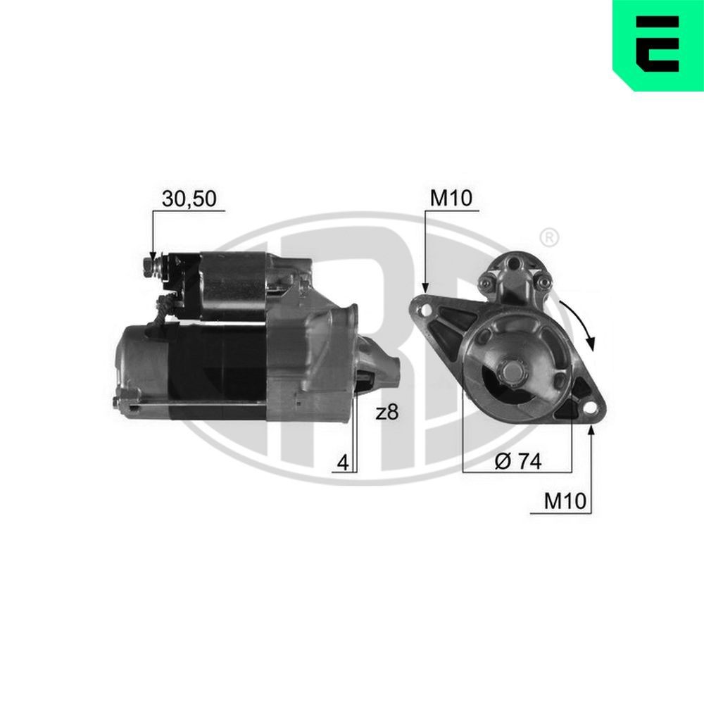 Anlasser ERA 220209A ERA 220209A: Anlasser Daihatsu HIJET 2011