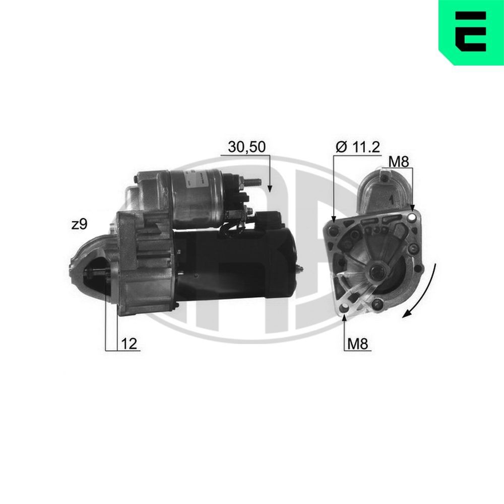 ERA Anlasser 220437A Anlasser ERA Lancia YPSILON 220437A