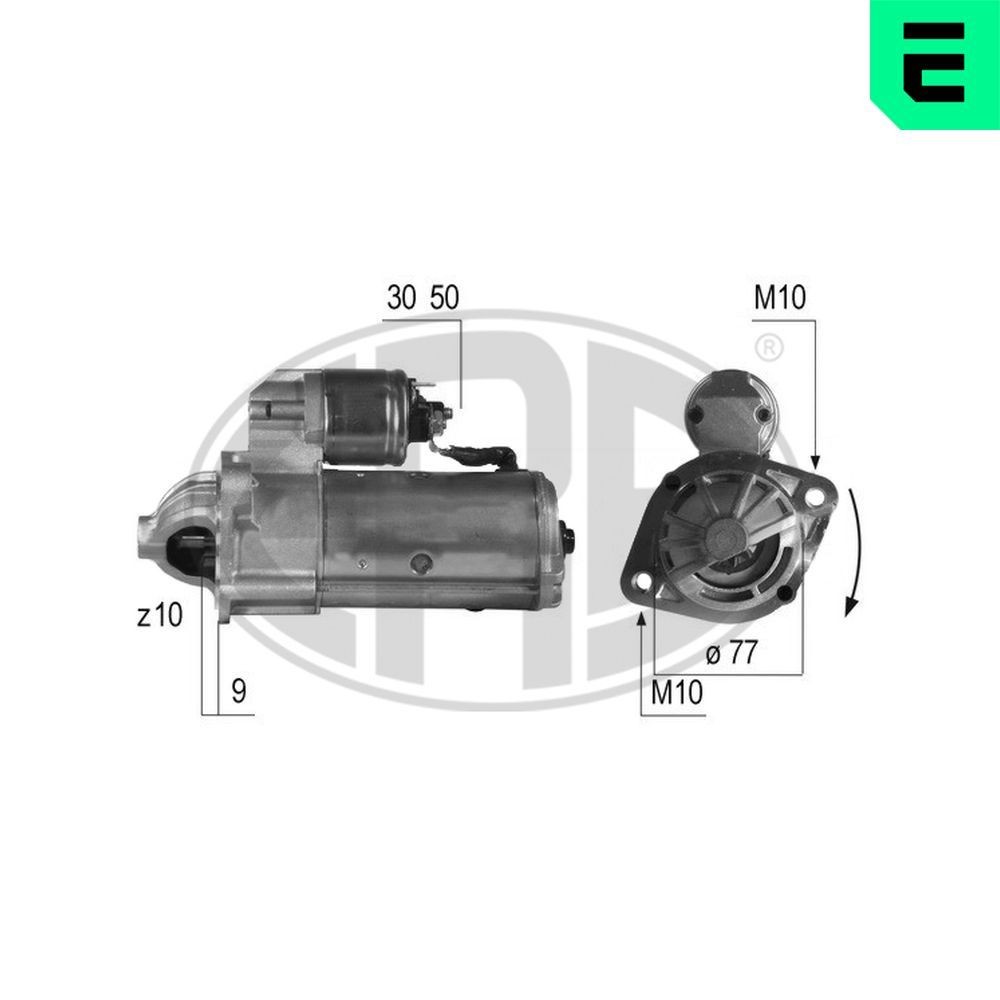 Starter ERA 220498A ERA 220498A Starter MITSUBISHI PAJERO PININ 2020