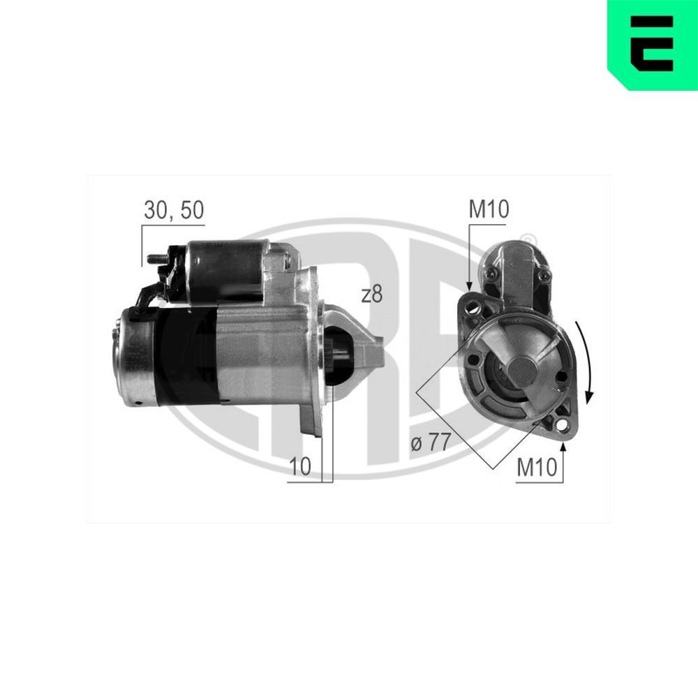 Anlasser ERA 220503A ERA 220503A Motor Anlasser MITSUBISHI SPACE WAGON 2002 Kosten