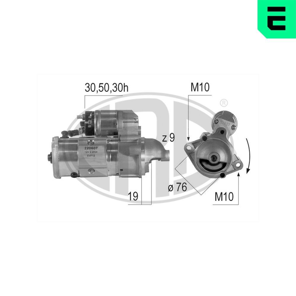 ERA Starter 220607A 220607A Starter BMW 2-serie ERA
