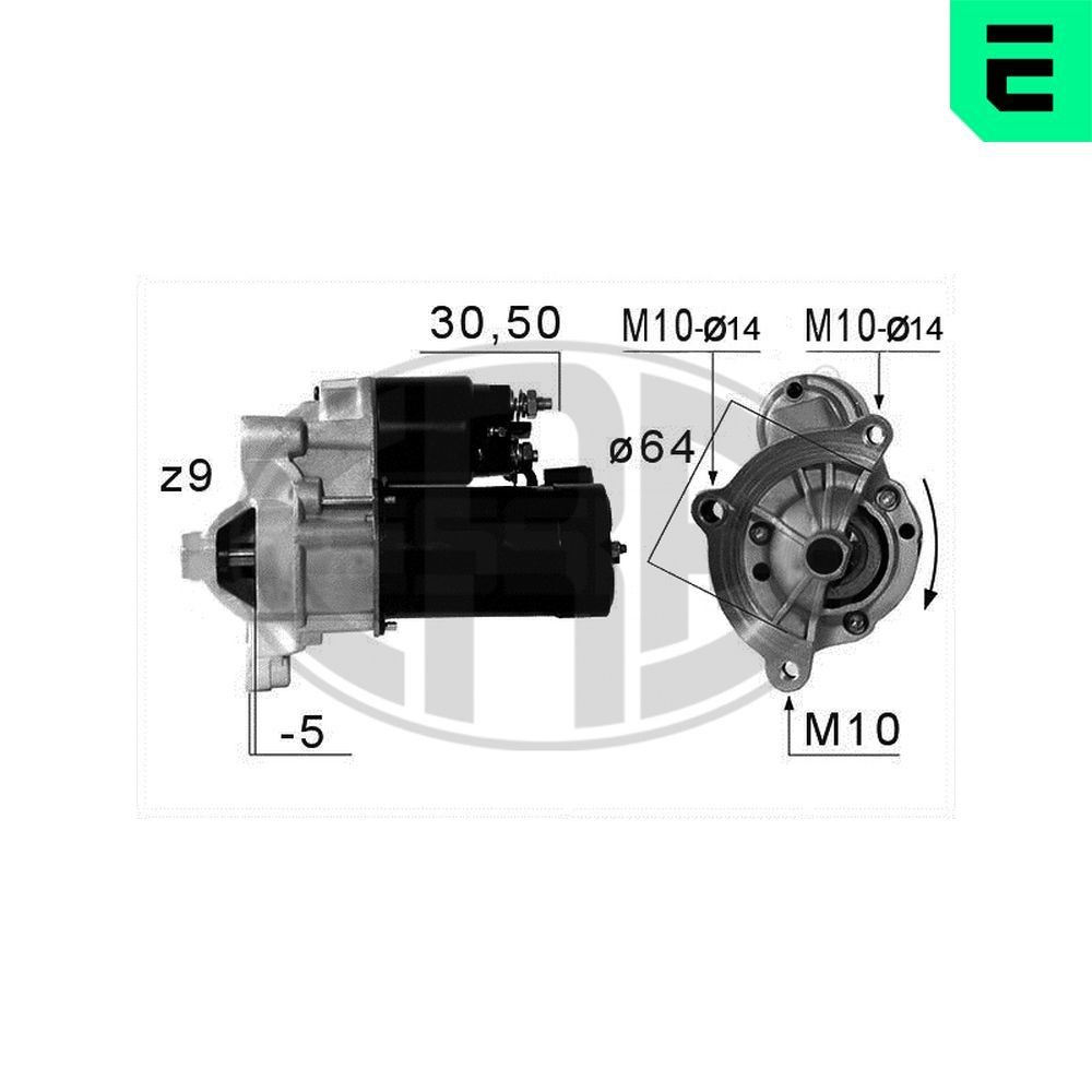 ERA Μίζα 220660A 220660A ERA Μίζα Peugeot φθηνά