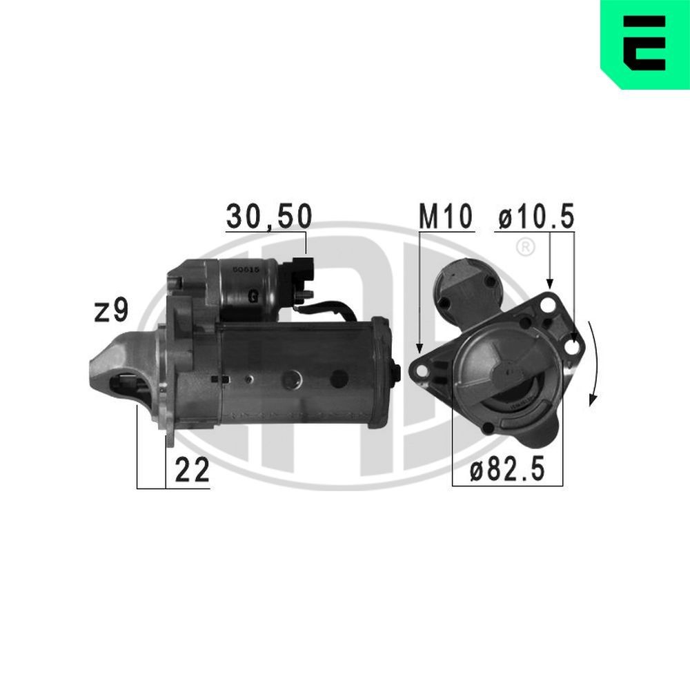 Startmotor ERA 220712A ERA 220712A Startmotor OPEL ANTARA 2013