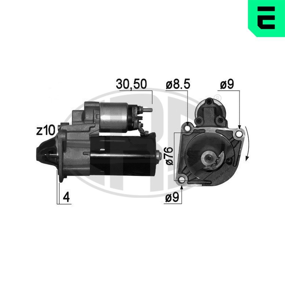 Motorino avviamento ERA 220819A ERA 220819A Motorino FIAT FREEMONT 2020