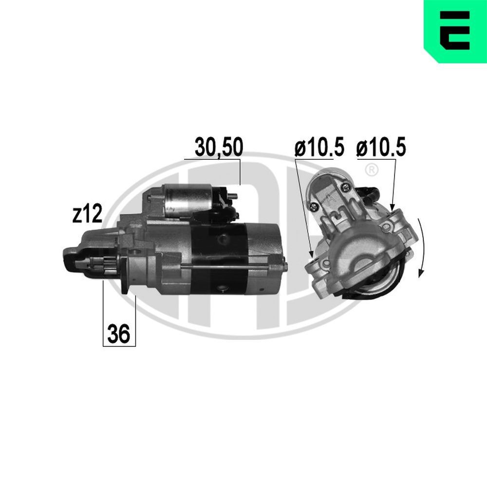 ERA Anlasser 220865A ERA 220865A Anlasser