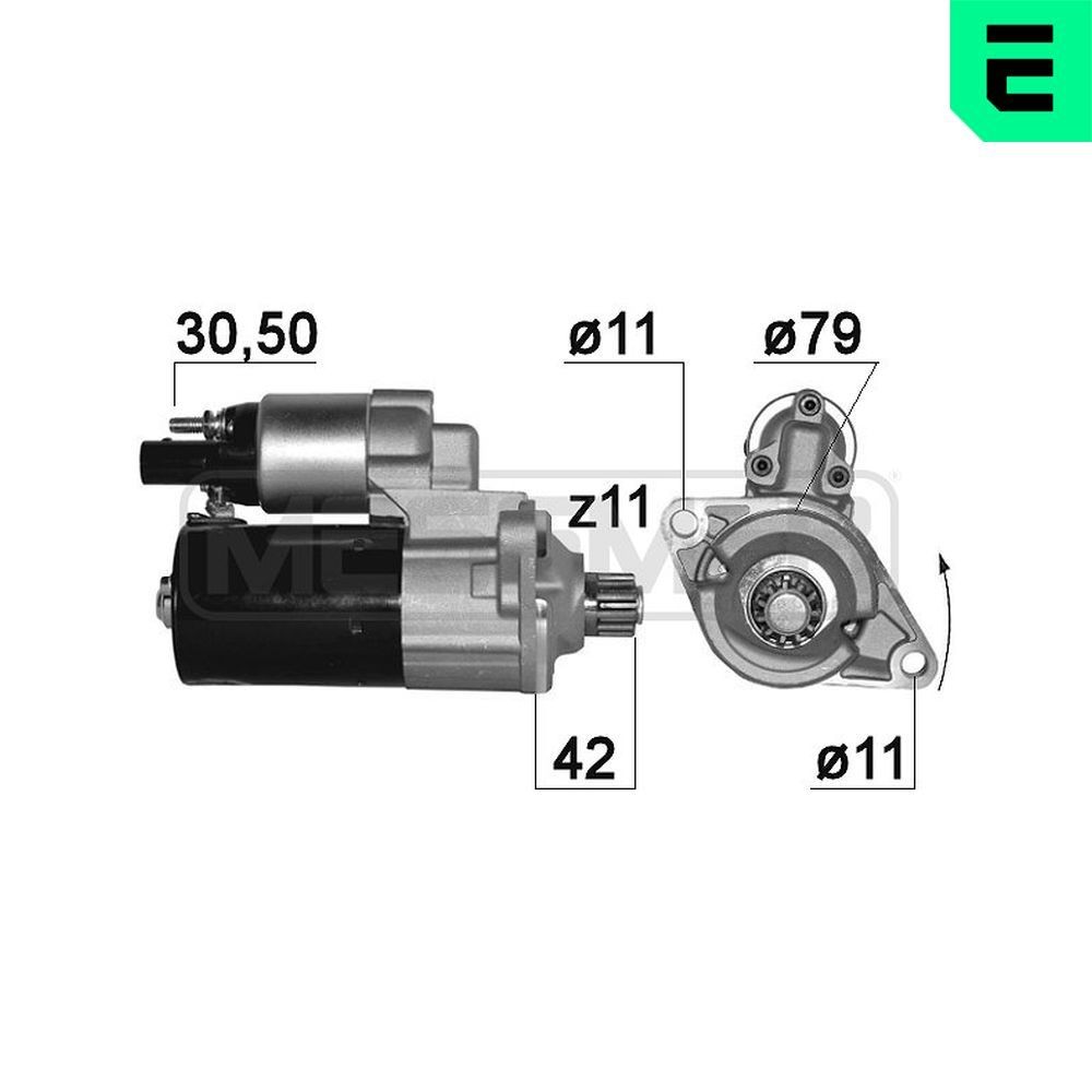ERA Starter 220886A 220886A ERA Starter motor Seat billig