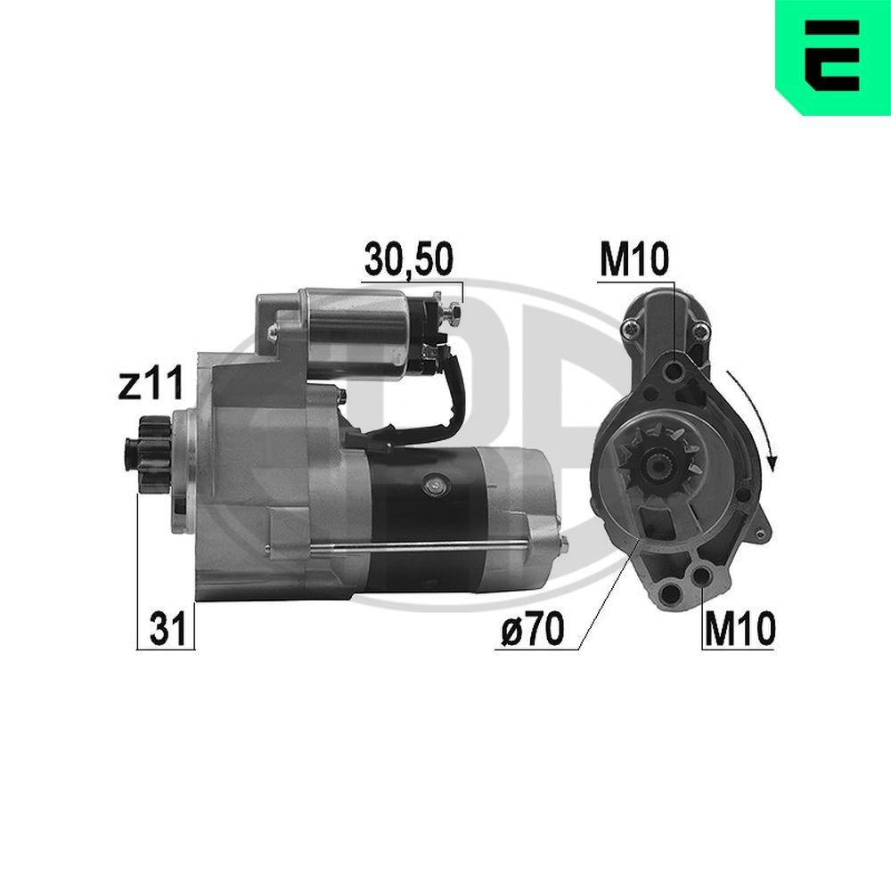 Starter ERA 220959A ERA 220959A Startmotor NISSAN CABSTAR E 2006