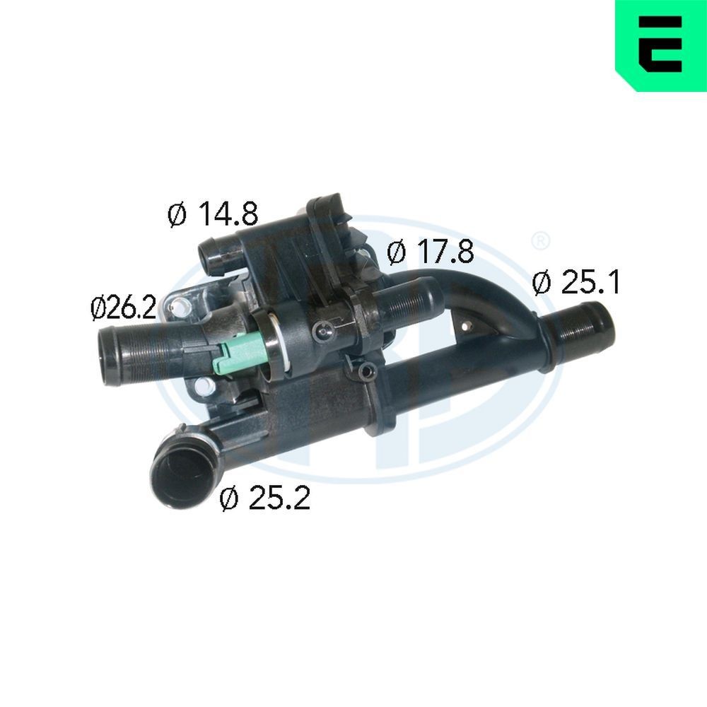 ERA Kühlwasserthermostat 350402A Kühlmittelreglergehäuse ERA C5 350402A günstig