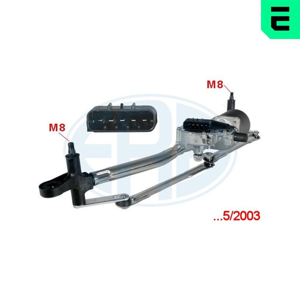 ERA Ruitenreinigingssysteem 460023A 460023A Ruitenwisser mechaniek ERA RENAULT DUSTER