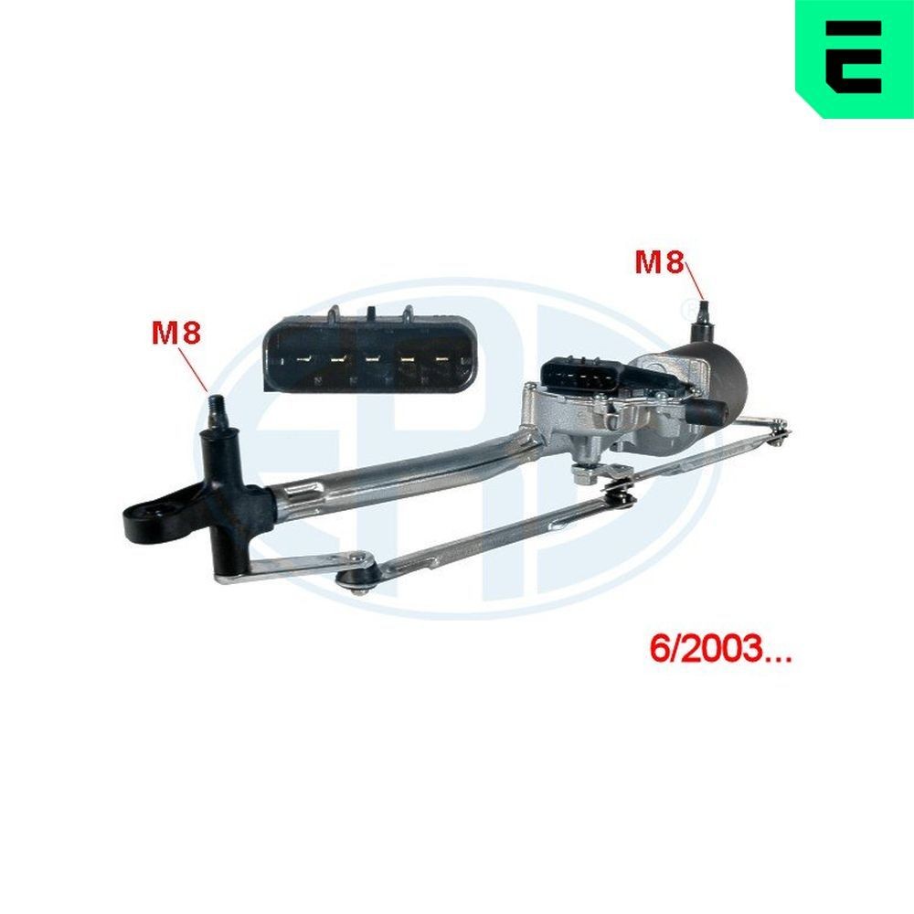 ERA Systém čistenia skiel 460024A Mechanizmus stieračov ERA INSIGNIA 460024A lacné