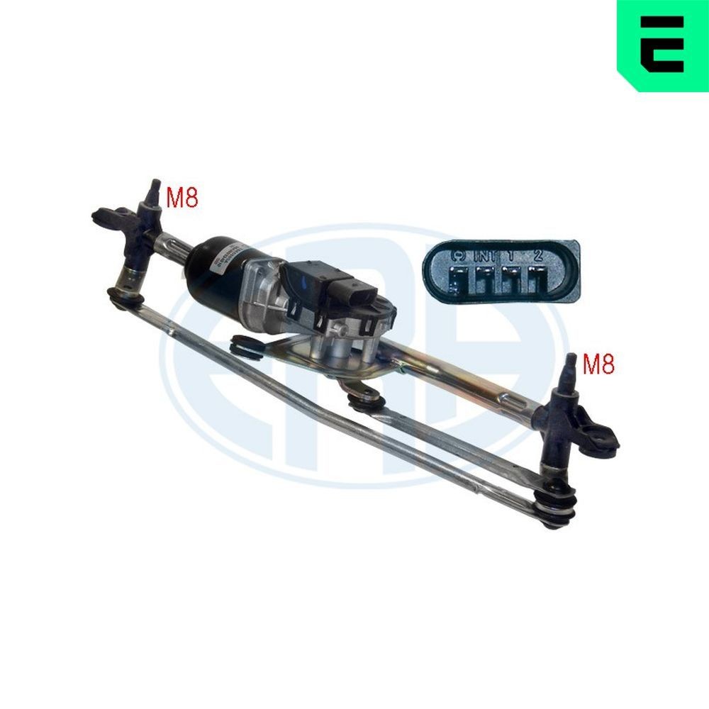 Dispositivo lavavetri ERA 460076A ERA 460076A Tiranteria tergicristallo posteriore sinistro destro Citroën NEMO 2019