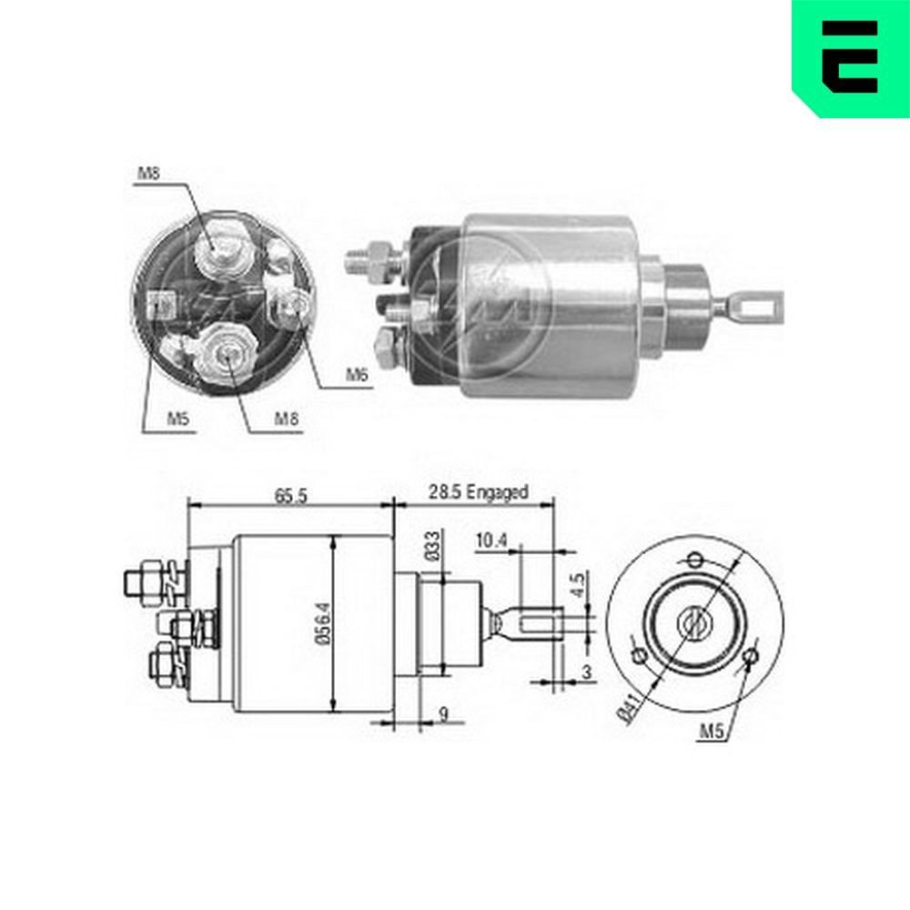ERA Magnetlülitus, starter ZM1475 ERA ZM1475 originaal Tõmberelee Saab 9-3 Sedaan hind