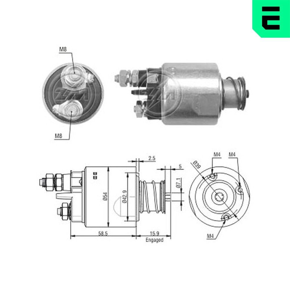 ERA Interruptor electromagnético, motor de arranque ZM1495 ERA ZM1495 Interruptor electromagnético, motor de arranque LANCIA Dedra Sedan (835) 1.6 i.e. (835AN) 75 cv 1994