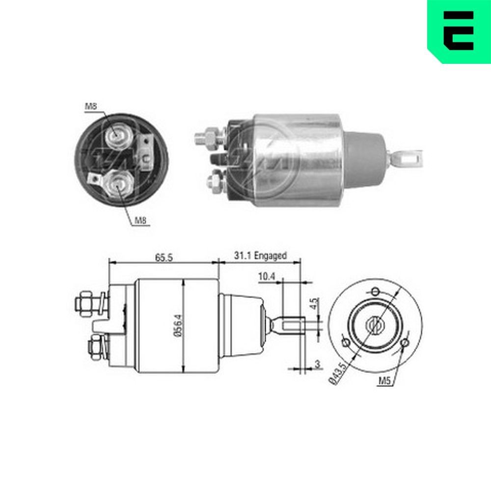 ERA Magnetschalter, Anlasser ZM1575 ZM1575 ERA Land Rover Range Rover 2 Magnetschalter Anlasser Preis