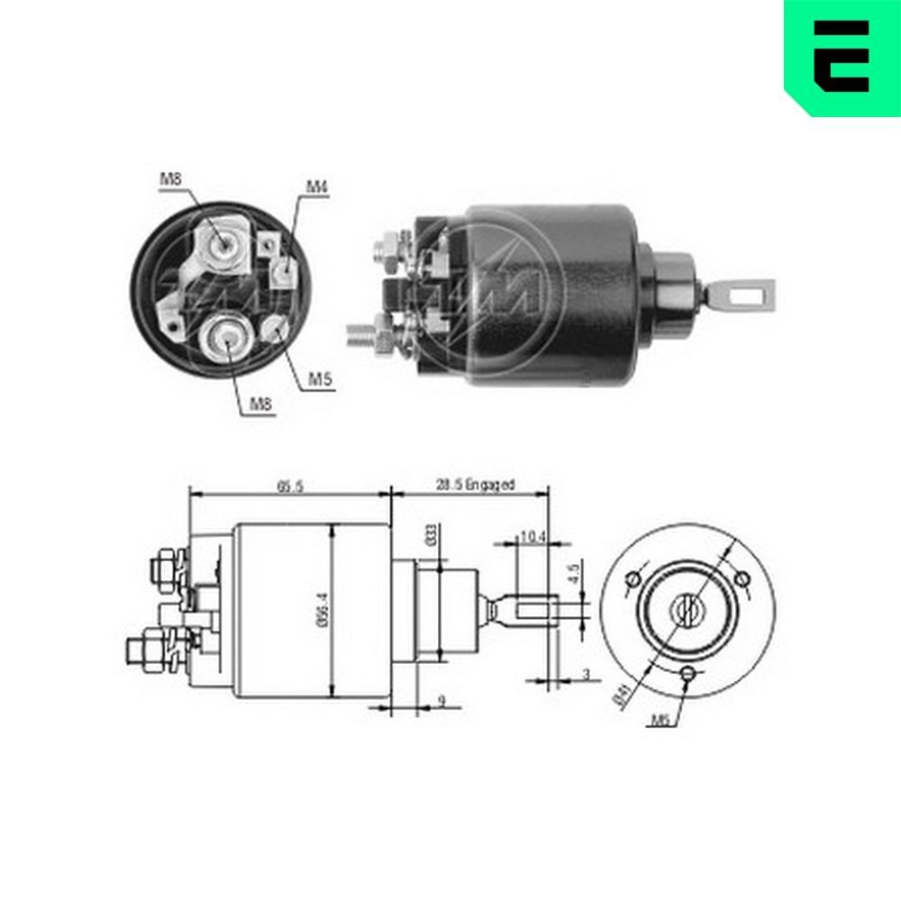 ERA Starter solenoid ZM2571 ZM2571 ERA starter solenoid for VW TRANSPORTER