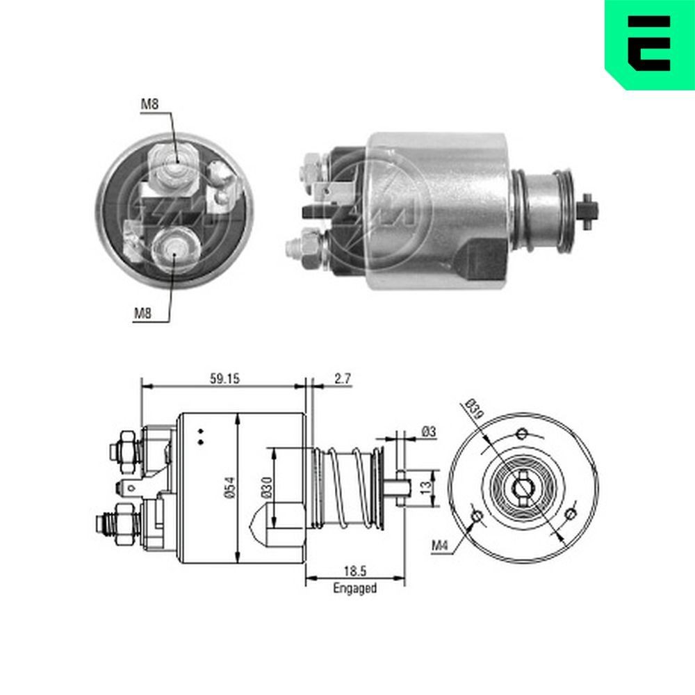 ERA Μαγνητικός διακόπτης, μίζα ZM3491 ERA ZM3491 Μαγνητικός διακόπτης Volvo S60 Y20 134 τιμες