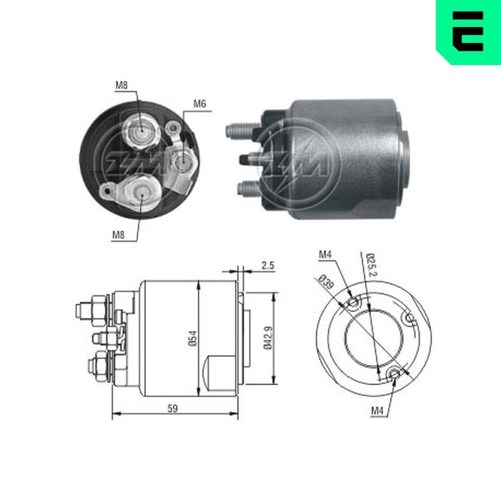 ERA Elettromagnete motorino avviamento ZM494 ERA ZM494 Elettromagnete motorino avviamento Captiva C100 prezzo